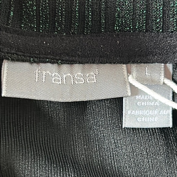 Black Shimmer Women's Top - Picture 7 of 10